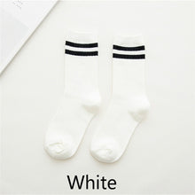 Girls Striped Crew Socks *Colorful*